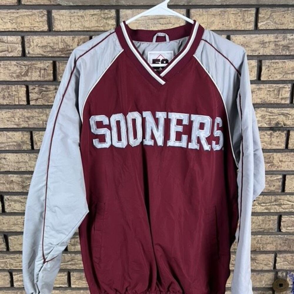 Oklahoma sooners‎ jersey pull over size small from 58 sports